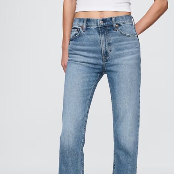 GAP High Rise ‘90s Straight Jeans -SIZE 27 4R - Picture 3 of 6